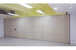 China Manual System Laminated Board Sound Proof Partitions For Ballroom supplier
