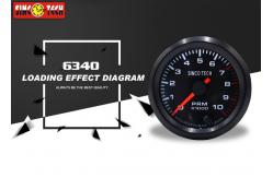 China 10000 Revs Universal RPM Gauge / 52mm RPM Gauge Single Pointer ISO 9001 Approved supplier