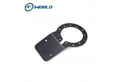 China Custom Sheet Metal Bending Services Black Parts Laser Cutting Powder Coating supplier