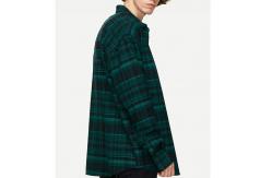 China New Collection Long Sleeve Plaid Oversozed Shirts for Men supplier