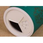 Twist Plastic Lid Resealable Paper Composite Cans For Seasoning Packaging