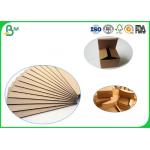 Excellent Performance 0.6mm 0.8mm 0.9mm Brown Color Solid Board Sheets For Packaging for sale