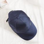 Customized Blue Structured Printed Baseball Caps Quick Dry Reflective Logo for sale