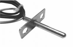 China Flanged Stainless Steel NTC Thermistor Temperature Sensor For Configurations supplier