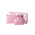 Wholesale Custom Print Logo Makeup Travel Toiletry Bags 3 Set for sale
