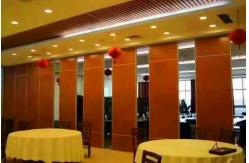 China Hotel Removable Acoustic Partition Wall Aluminium Frame Melamine Surface supplier