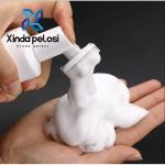 New Design Custom Liquid Soap Dispenser Pump Brush Head Cap For Skin Care for sale