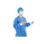 SPP SMS Blue Hospital Protective Waterproof Isolation Gown for sale