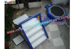 China Customized Inflatable Water Toys / Water Trampoline With Slide For Kids supplier