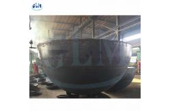 China 30mm Cast Iron Hemispherical Dish End Ss316l Pressure Vessel Half Sphere Fire Pit supplier