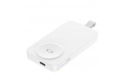 China Magnetic Wireless Charging Power Bank With LED Indicator For IWatch Charging supplier