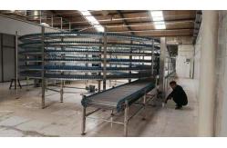 China                  Bread Cooling Tower with Plastic PP Material Belt in 500mm Width              supplier