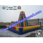 Durable Outdoor Mobile Inflatable Rock Climbing Wall  for Kids for sale