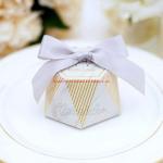 Offset Printing Hexagon Cardboard Boxes Thanksgiving Paper Chocolate Packaging Gift Box