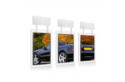 China Vertical Horizontal 43 55 High Brightness LCD Display Double Screen UHD 1080P supplier