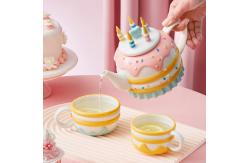 China Elegant Ceramic Tea Coffee Set In Classic / Modern Design Makes Ideal Presents supplier