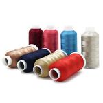 High Color fastness 108D/2 5000M Polyester Embroidery thread with low shrinkage for sale