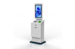 China Hotel Smart Check-in Kiosk  with Room Key Card Dispenser and Printer supplier