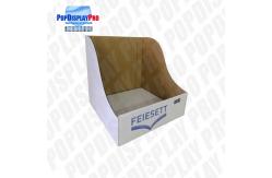 China Table Top Paper PDQ Tray Display Simple Structure For Household Cleaning Brush supplier