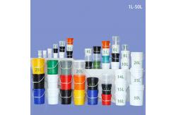 China Polypropylene Black Moulding Plastics Container Bucket Pail With Handle Lid 1-50L supplier