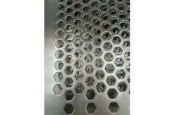 China Decorative Mesh Perforated Metal Strip Panel Small Hole Hexagonal supplier