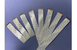 China Insulation Material PET Parallel Ribbon Cable 1mm 1.25mm Pitch Custom FFC Cable supplier