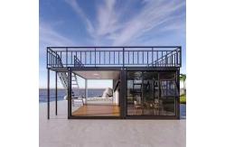 China Prefab 40ft Modular Prefabricated Shipping Container Homes With Aluminum Windows supplier