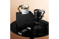 China Fragrance Essential Oil Ceramic Wax Melt Burner With Customized Design And Candle Holder supplier