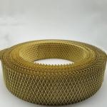 2mm X4mm Aperture Flatten Expanded Brass Mesh For Room Shielded for sale
