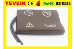 China Medical Reusable PU NIBP Cuff , Hospital Measuring Blood Pressure Cuff With Doube Hose supplier