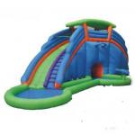 Most funny and exciting summer popular inflatable pool slide for sale