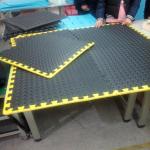 24x24inch 11mm Interlocking Garage Floor Mats Diamond Design for sale