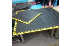 China 24x24inch 11mm Interlocking Garage Floor Mats Diamond Design supplier