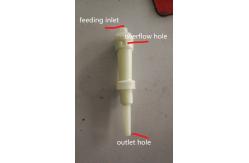 China White Rubber Plastic Cyclone For Starch Multicyclone Customized Different Size supplier