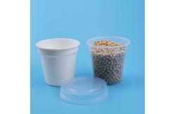 China FDA Eco Friendly 450ml PP Plastic Sauce Cups With Lids supplier