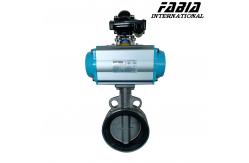 China Industrial Pneumatic Driven Butterfly Valve -20°C- 150°C For Precise Control supplier
