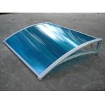 Plastic Canopy Polycarbonate Window Awning With Blue PC Sheet Sail Finishing Awning Bracket for sale