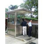 Waterproof Rustproof Sentry Box , Entrance / Exit Factory Security Guard Booths
