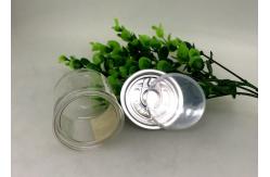 China 80ml Small Easy Open Clear Pet Jars For Preserved Fruit Packaging 53x53mm supplier