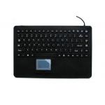 5VDC Silicone 87 Keys Waterproof Medical Keyboard 100mA With Integrated Touchpad