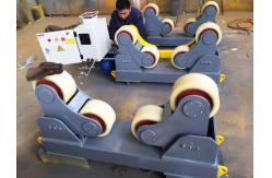 China 2 Idler Rollers Electric Control Systems, 5Ton Self Aligning Pipe Welding Stands With supplier