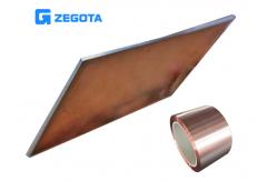 China 0.01-4.0mm Thickness Copper Clad Aluminum Sheet 260-320MPa Tensile Strength supplier