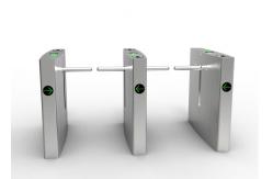 China LED Indicator NFC Drop Arm Turnstile 100W For Entrance Exit Gate supplier