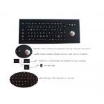 IK09 Vandal Resistant Industrial Keyboard With Trackball for sale
