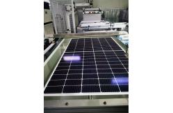 China Single Crystal Solar Panel Batteries 24v Mono Perc Half Cut 370w Black Frame supplier
