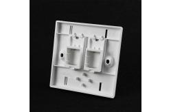 China 2 Port Telephone / Workstation Ethernet Faceplate supplier