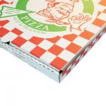 Customized takeaway pizza box eco-friendly and biodegradable fast food packaging paper box