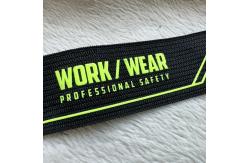 China Wear-Resistant Elastic Band High-Stretch With Printed Silicone Logo Washedable supplier