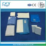 FDA Laparotomy Drape Disposable Surgical Packs PE Viscose Material for sale