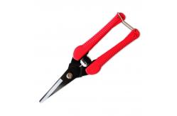 China Lock Scissors Plastic Handle Housework Scissors With Safety Lock supplier